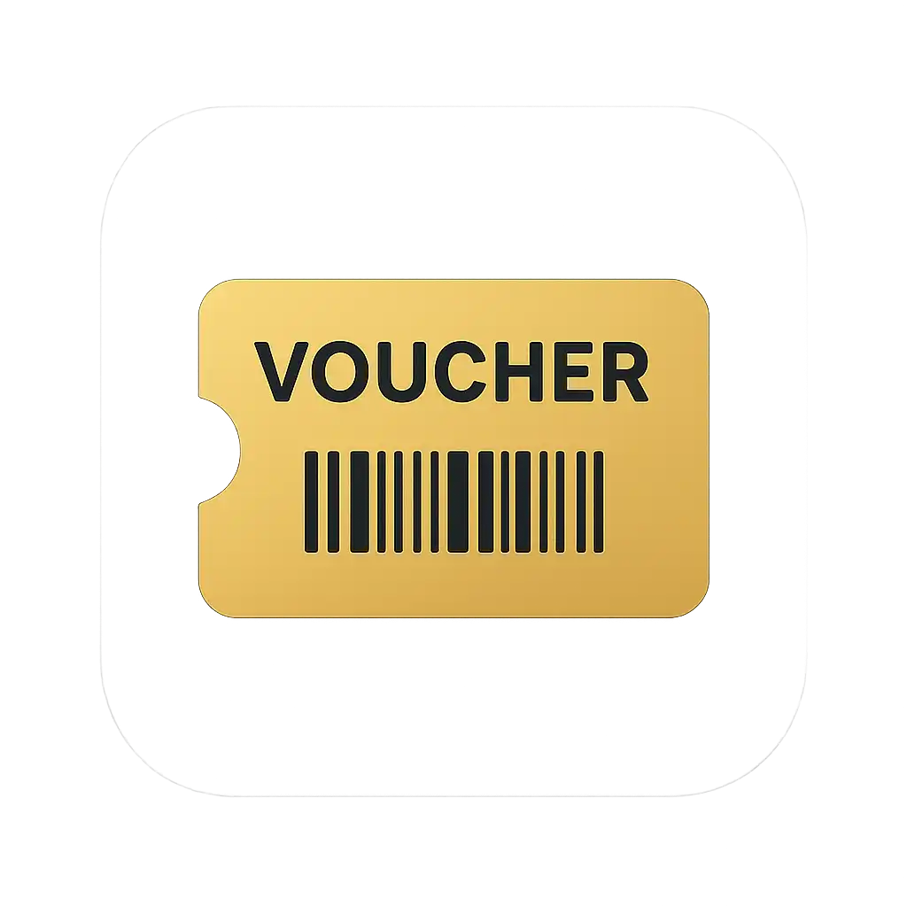 Paysafecard voucher icon